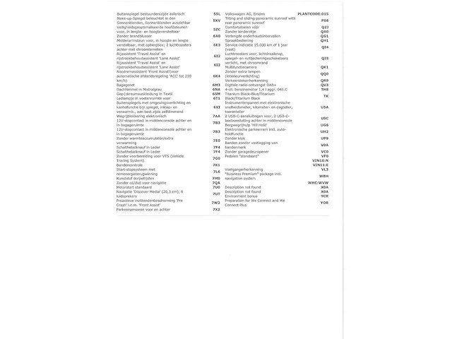 Volkswagen passat variant gte 1.4 tsi phev 218pk automaat - afbeelding 41 van  41
