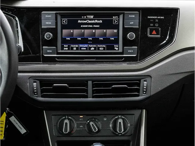 Volkswagen polo 1.0 tsi comfortline 95pk 5-deurs automaat 2021 airco led dab parkeersensoren - afbeelding 10 van  25
