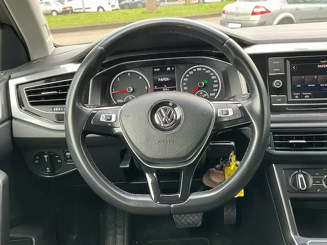 Volkswagen polo 1.6 tdi automaat 2018 adaptive stoelverwarming led bluetooth, r-609-jg - afbeelding 9 van  28