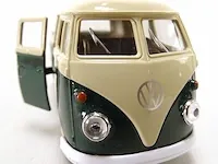 Volkswagen t1 doka pick-up groen-beige - afbeelding 4 van  5