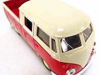 Volkswagen t1 doka pick-up rood-beige - afbeelding 5 van  5