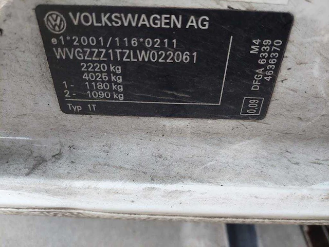 Volkswagen touran 2.0 tdi comfortline, h-337-rt - afbeelding 8 van  16