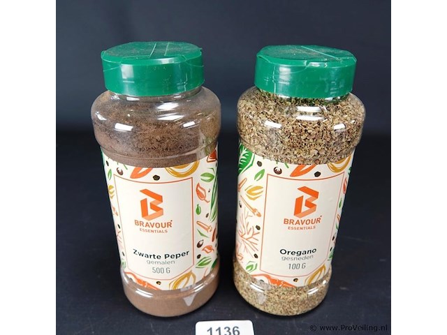 Volle bus peper en oregano - afbeelding 1 van  5