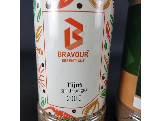 Volle pot tijm (bravour) en zwarte peper (campure) - afbeelding 3 van  5