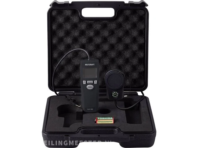 Voltcraft slx-300 zonne-energiemeter 0 - 2000 w/m - afbeelding 2 van  3