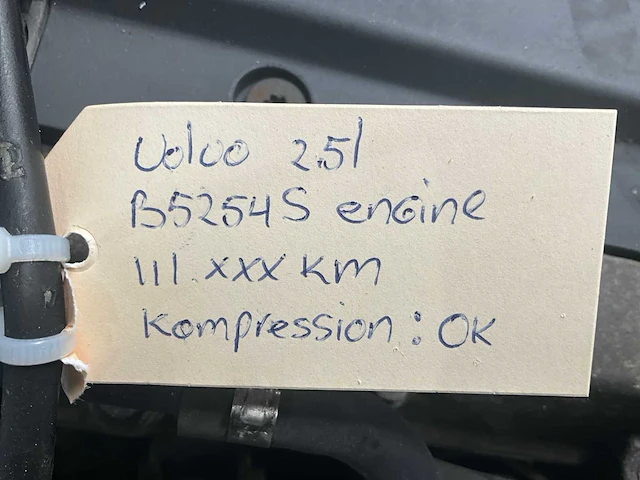 Volvo 2.5l b5254s automotor - afbeelding 6 van  6