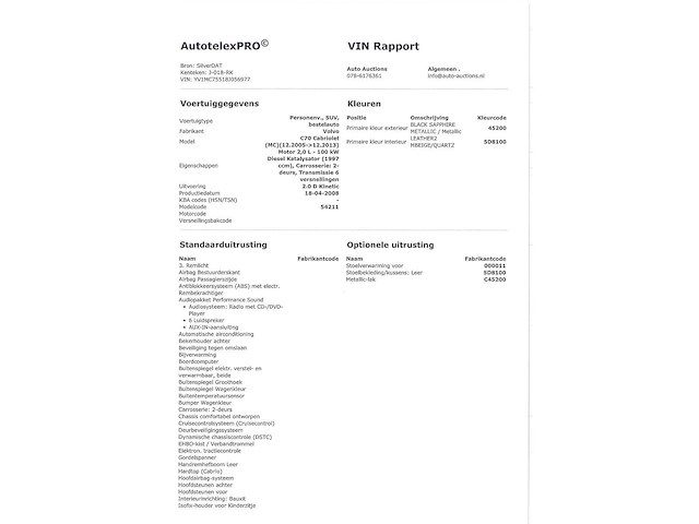 Volvo c70 convertible 2.0d kinetic 2008, j-018-rk - afbeelding 25 van  36