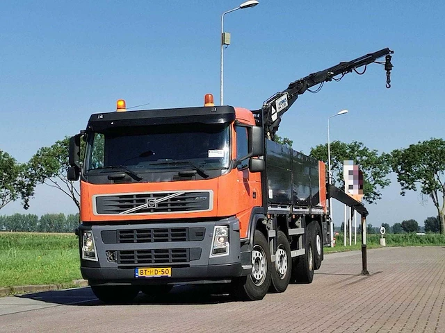 Volvo fm 13.400 vrachtwagen met kraan - afbeelding 1 van  14