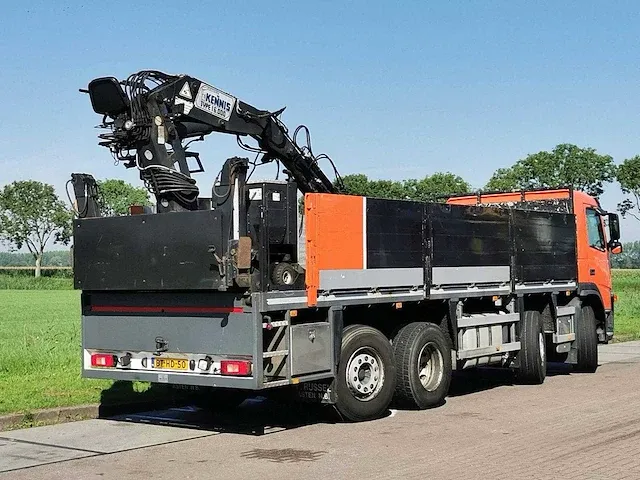 Volvo fm 13.400 vrachtwagen met kraan - afbeelding 9 van  14