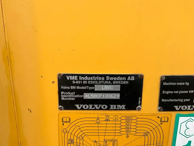 Volvo l50c shovel / wiellader - afbeelding 28 van  34