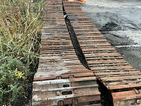 Volvo rupsketting met platen voor graafmachine - afbeelding 7 van  10