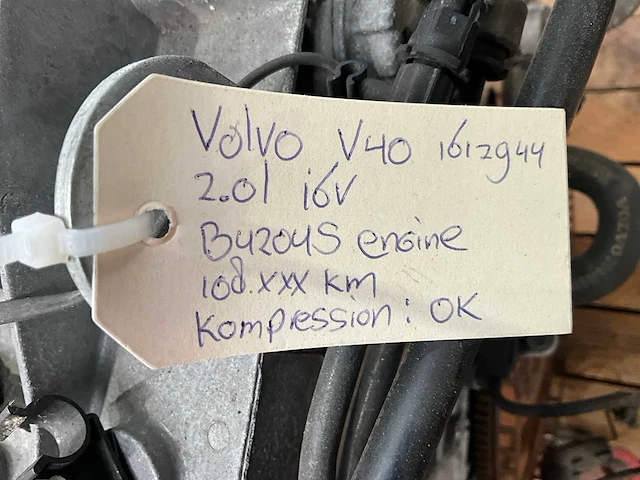 Volvo v40 2.0l 16v b4204s motor - afbeelding 8 van  8