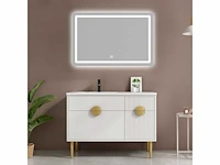 Vonato - classic 40 - badkamermeubelset 1-persoons 100 cm wit - afbeelding 1 van  2