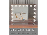 Vonato - glossy rose - kaptafel met verlichting - dressing table - afbeelding 25 van  33