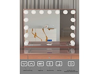 Vonato - glossy rose - kaptafel met verlichting - dressing table - afbeelding 32 van  33