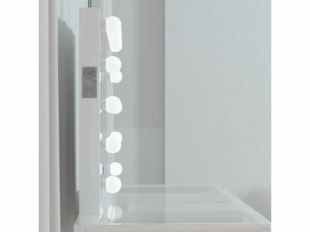 Vonato - glossy white - kaptafel met verlichting - dressing table - afbeelding 13 van  30