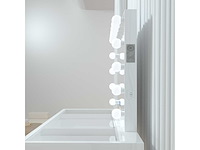 Vonato - glossy white - kaptafel met verlichting - dressing table - afbeelding 11 van  30