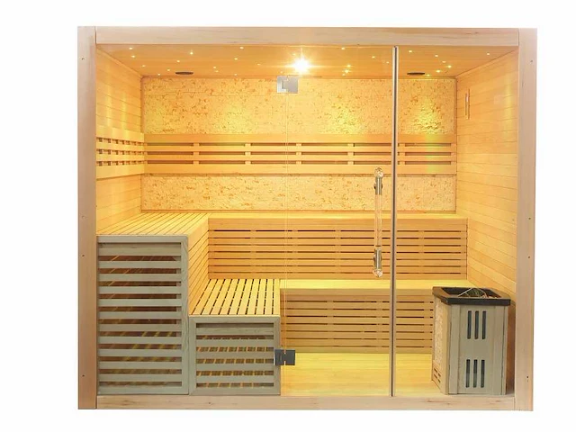 Vonato - morlano - rechthoekig sauna met kachel - afbeelding 3 van  17