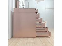 Vonato - rose - kaptafel met verlichting - dressing table - afbeelding 13 van  30