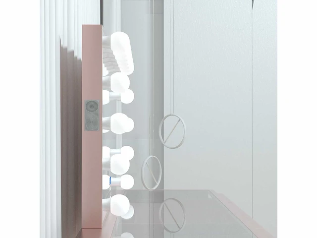 Vonato - rose - kaptafel met verlichting - dressing table - afbeelding 22 van  30