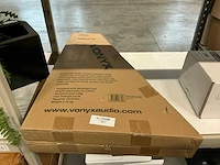 Vonyx height adjustable monitor stand in 6 steps (2x) - afbeelding 1 van  3
