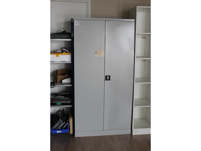 Voorraadkast afm. 100 x 45 x 200 cm - afbeelding 2 van  2