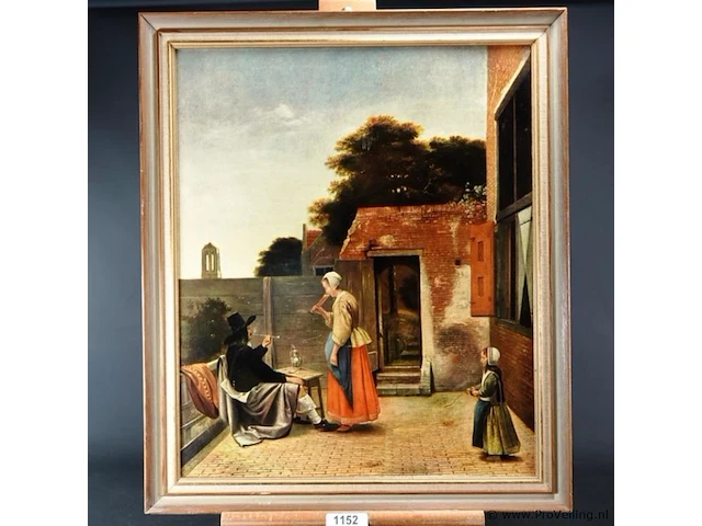 Voorstelling van pieter de hooch - afbeelding 1 van  5