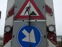 Voorwaarschuwingswagen met bordenboek, grijs - afbeelding 2 van  16