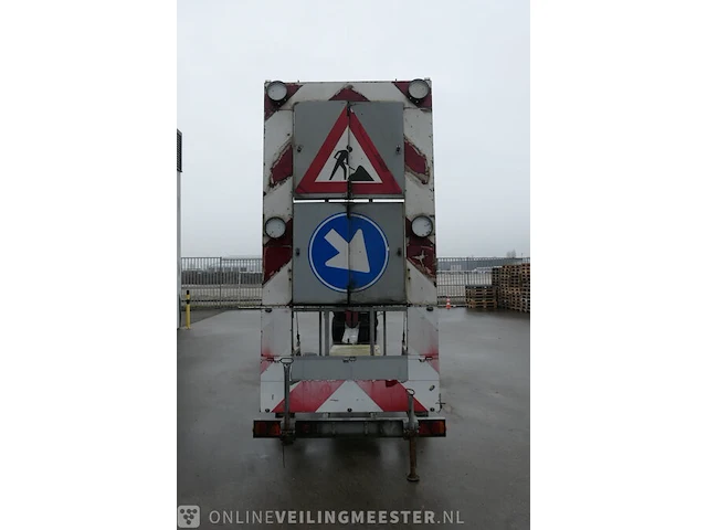 Voorwaarschuwingswagen met bordenboek, grijs - afbeelding 11 van  16
