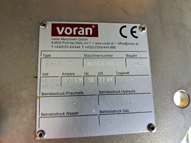 Voran maschinen gmbh - afbeelding 8 van  9