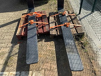 Vorken set, lepel lengte 210 cm, capaciteit per vork 8000 x 1200 - afbeelding 3 van  4