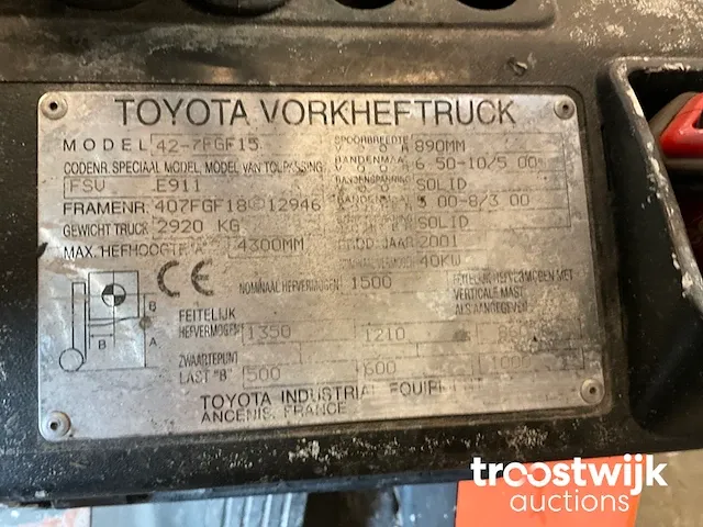 Vorkheftruck - afbeelding 4 van  11