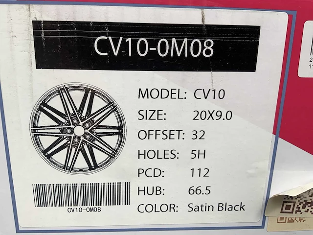 Vossen cv-series cv10-0m08 aluminium velg (4x) - afbeelding 8 van  8