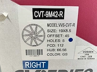Vossen cv-series cvt-9m42-r aluminium velg (4x) - afbeelding 7 van  7