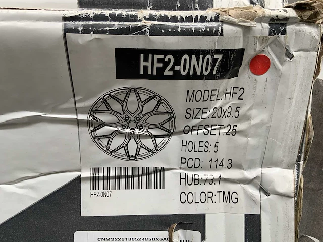 Vossen hybrid forged hf2-0n07 aluminium velg (4x) - afbeelding 8 van  8