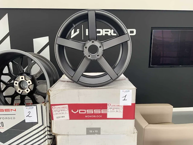 Vossen monoblock ws-cv3 aluminium velg (4x) - afbeelding 1 van  6