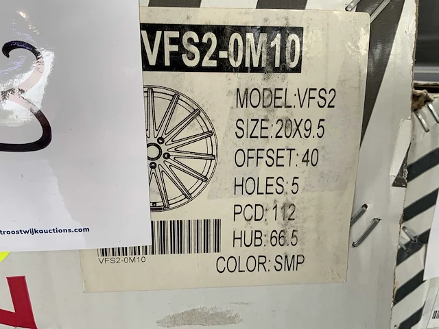 Vossen vf series vfs2 aluminium velg (4x) - afbeelding 8 van  8