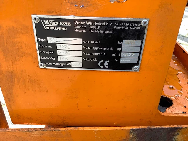 Votex 521 truckbladzuiger - afbeelding 5 van  5