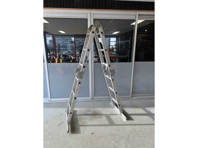 Vouwladder 4x3 - afbeelding 2 van  4