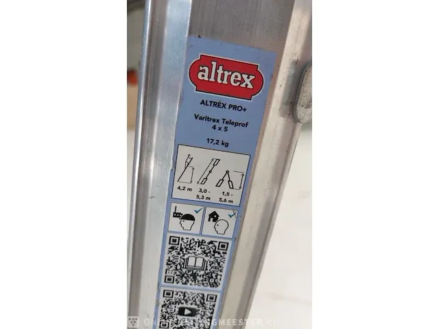 Vouwladder altrex, varitrex teleprof 4x5 - afbeelding 7 van  7