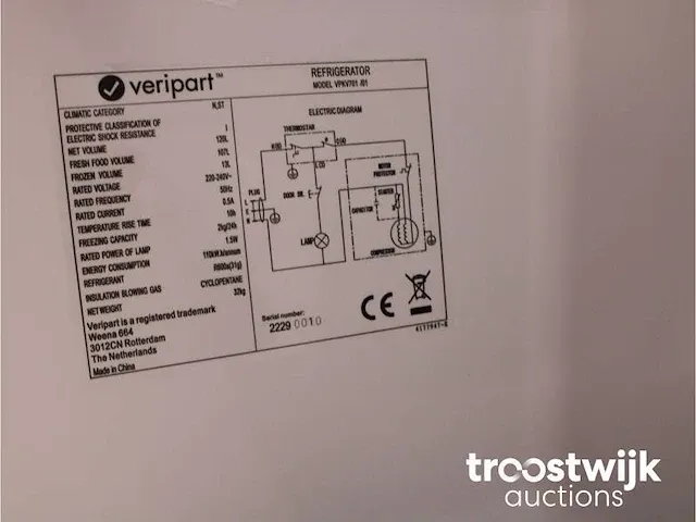 Vpkv701 koelkast - afbeelding 5 van  5