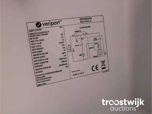 Vpkv701/01 koelkast - afbeelding 5 van  5