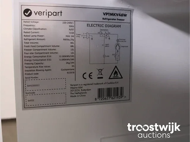 Vptmk48w koelkast - afbeelding 5 van  5