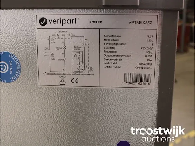 Vptmkk85z koelkast - afbeelding 5 van  5