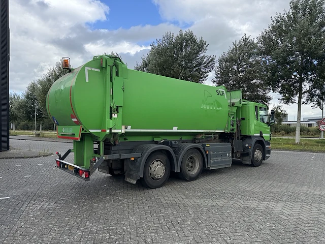 Vrachtwagen - vuilniswagen met zijlader scania, p280, bouwjaar 2013 - afbeelding 6 van  59