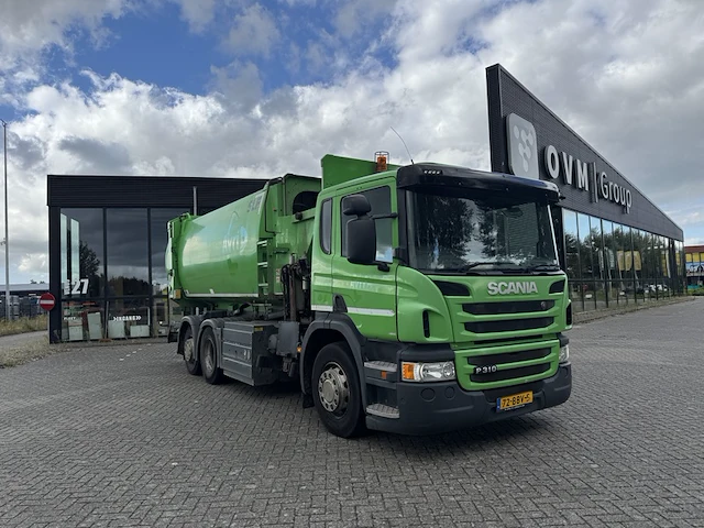 Vrachtwagen - vuilniswagen met zijlader scania, p280, bouwjaar 2013 - afbeelding 1 van  59