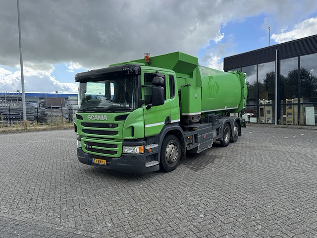 Vrachtwagen - vuilniswagen met zijlader scania, p280, bouwjaar 2013 - afbeelding 12 van  59