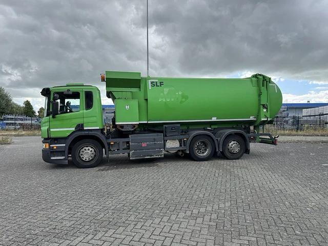 Vrachtwagen - vuilniswagen met zijlader scania, p280, bouwjaar 2013 - afbeelding 23 van  59