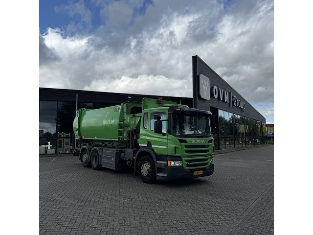 Vrachtwagen - vuilniswagen met zijlader scania, p280, bouwjaar 2013 - afbeelding 53 van  59
