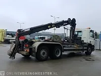 Vrachtwagen daf, cf 75.250 met haakarm hiab en hmf laadkraan, bouwjaar 2008 - afbeelding 5 van  72